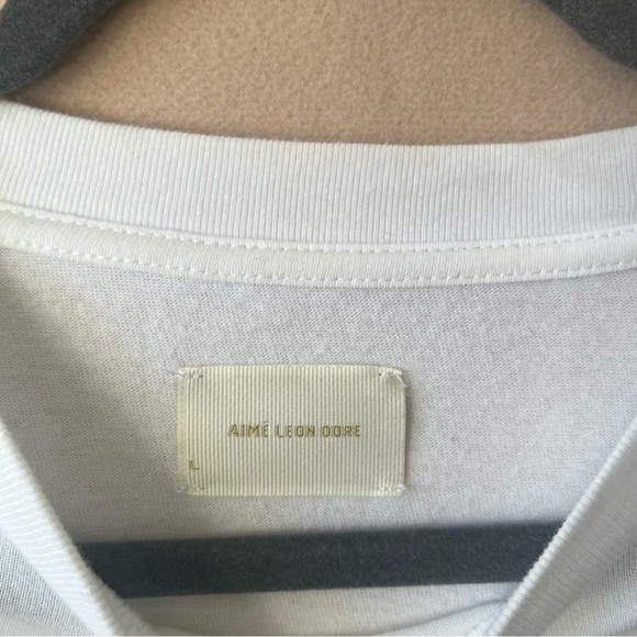 Aime Leon Dore Molina dart Graphic T-Shirt Hand Cigarette size L - Picture 3 of 12